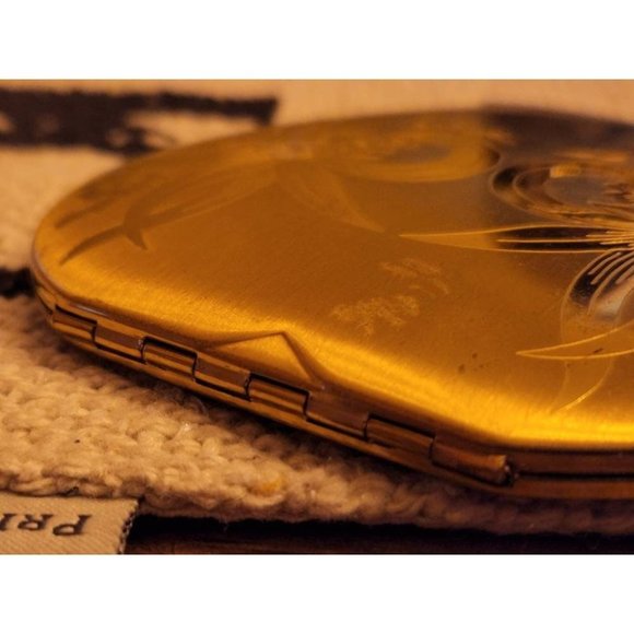 MCM Elgin America Compact Mirror*Compact Mirror*Vintage Compact Mirror*1940s com - Picture 8 of 9